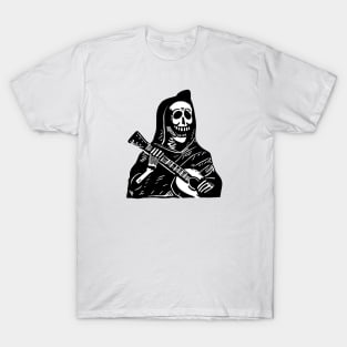 Day of the dead - Skeleton playing guitar T-Shirt